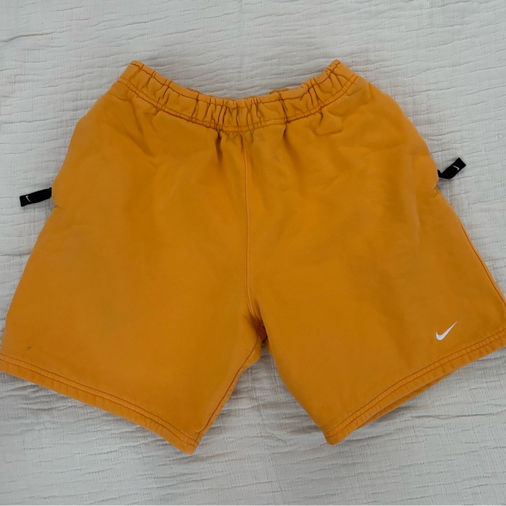 Nike Men's Bright Orange Sports Shorts